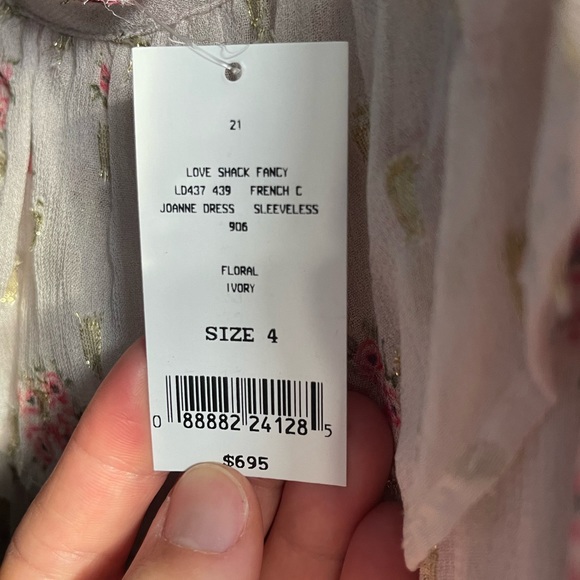 Loveshackfancy Joanne Dress NWT Size 4 - Picture 5 of 5